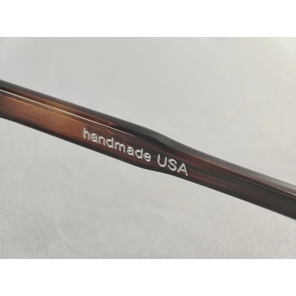 Kala‎ Eyewear G300 Round Tortoise Eyeglasses Frames 46-20 Handmade USA